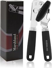 Marshland Stainless Steel Tin Opener with Soft Handle Manual Can Opener