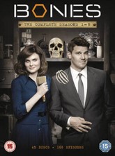 Bones: The Complete Seasons 1-8 DVD (2013) David Boreanaz cert 15 45 discs