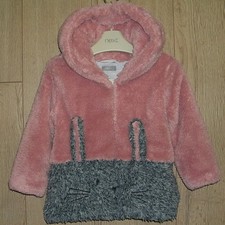 Next Girls Pink Faux Fur