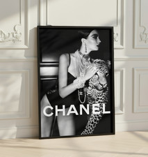 Chanel Wall Art Black & White