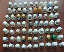 Vintage Collectable Thimbles Set 70 Pieces
