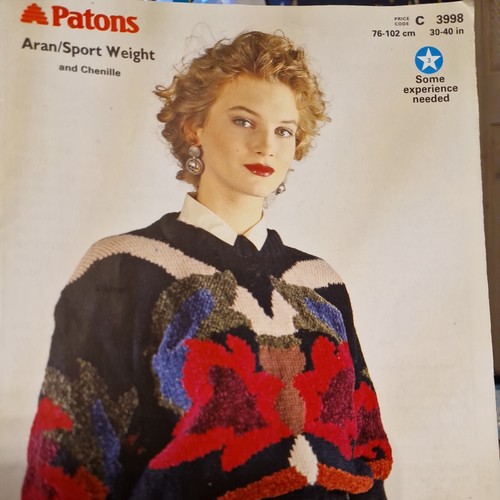Patons 3998 sweater knitting - sweater,