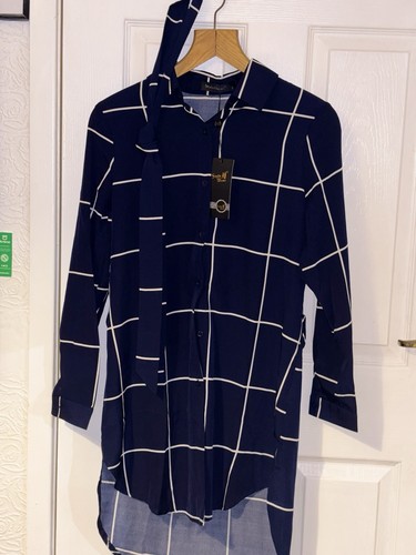 Styledome navy white check - styledome,