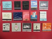 Collection of 33 different VINTAGE 1950's AMERICAN MATCHBOOKS  as shown