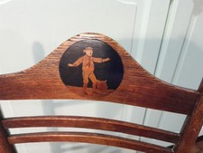 Antique  Arts & Crafts Childs Chair for Liberty  ~  William Birch,  Nursery.