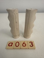 Vintage White  Handlebar Grips For Classic Bike Same Pattern As Chopper MK2 A063