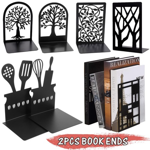 Book ends heavy duty metal - book,