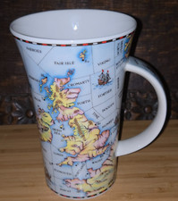 Vintage Dunoon Shipping Forecast LARGE Stoneware Mug Made in Scotland