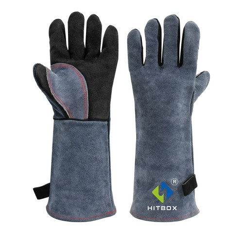 Leather tig welding gloves - leather,