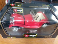 Mint Unused Boxed Burago 1/18 Diamonds JAGUAR SS100 (1937) in RED. cod.3006.