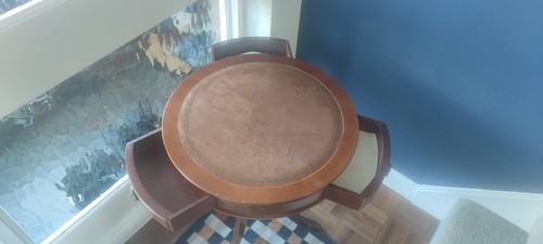 Repro three drawer drum table - repro,