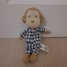 Monkey soft toy comforter - toy,
