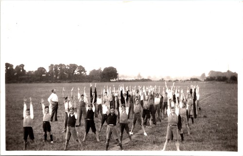Boys physical education drill - boys,