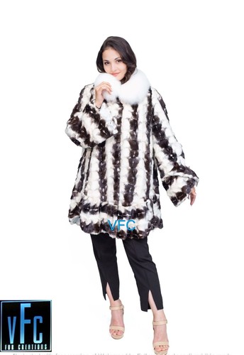 Black cross mink fur - black,