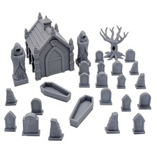 28mm Graveyard Scatter Terrain