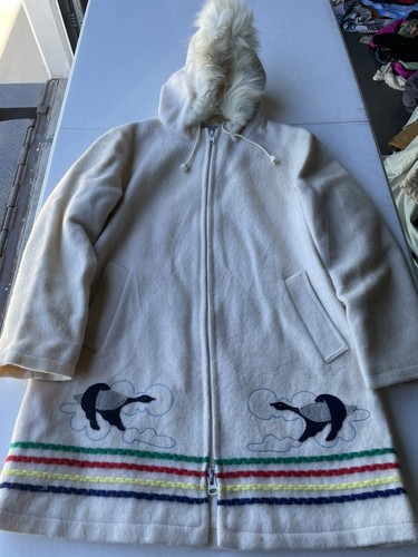 Vtg hudson bay blanket zip - hudson,