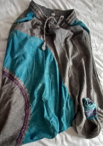 Ladies harem pants - ,, turquoise