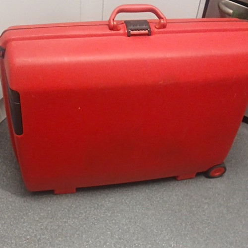 Samsonite red vintage hard - red,