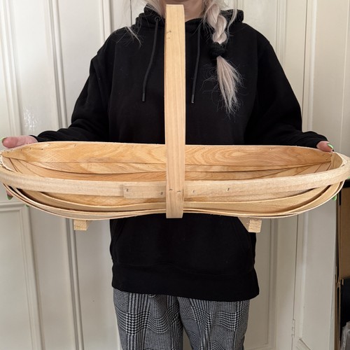 Wooden sussex garden trug - wooden,
