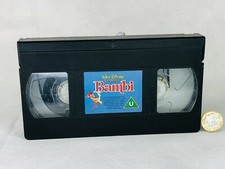 VHS VIDEO BAMBI Disney TAPE