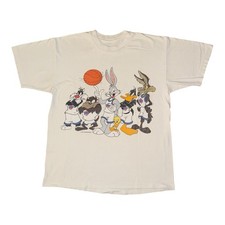 Vintage Space Jam T Shirt Size