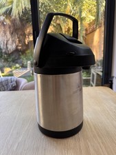 Thermos 3L Coffee Carafe Stainless Steel Coffee/Beverage Dispenser with pump
