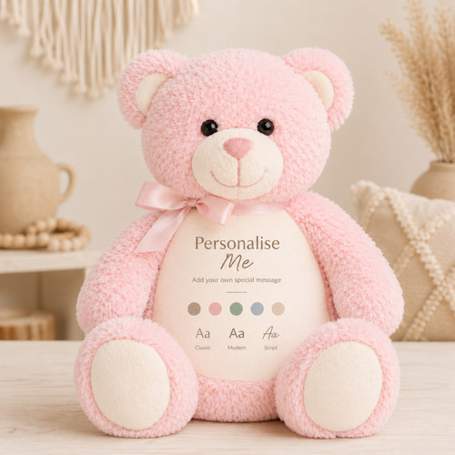 Personalised teddy bear - personalised,