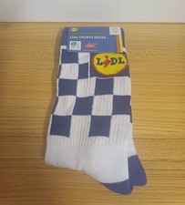 Lidl Sports Socks Blue & White