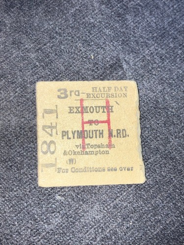 Half railway ticket - ,