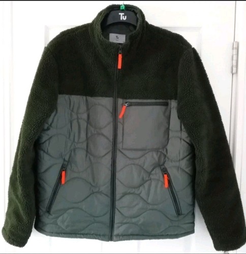 Quilted borg fleece jacket - tu,