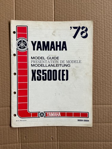 Genuine yamaha xs500 xs500e - yamaha,