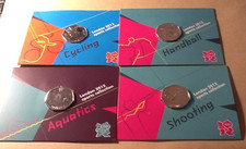 royal mint carded olympic 50p