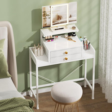 Vanity Desk with Mirror and