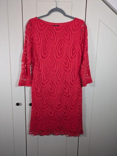 Wallis red lace - lace, dress