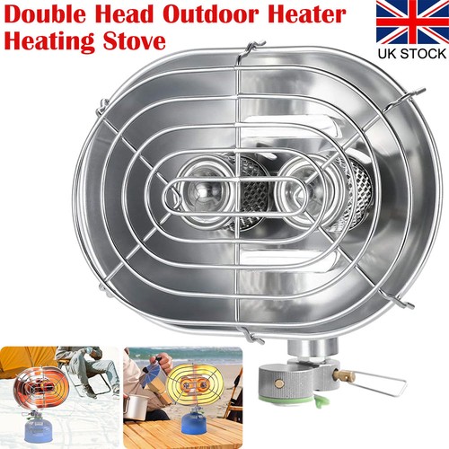 Double head burner - double, portable