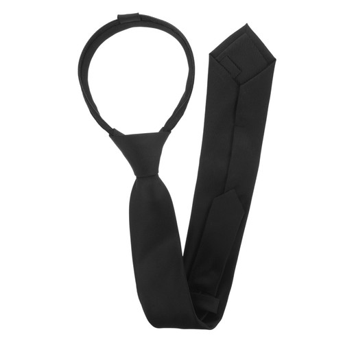 Adjustable neck tie black - adjustable,