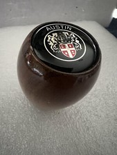 austin  WOOD GEAR KNOB WITH  austin shield LOGO *NEW*black