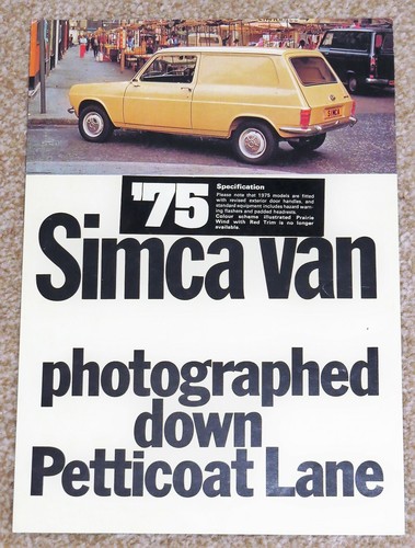 1973 chrysler simca 1100 - chrysler,
