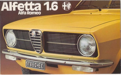 Alfa romeo alfetta saloon - alfetta, 1.6