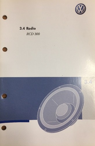 Genuine rns 300 radio - genuine, vw