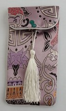 NEW. Pink Embroidered Faux