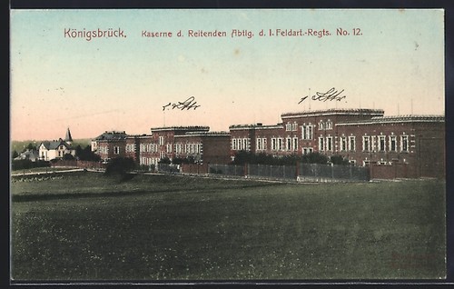 Königsbrück barracks of - ak,