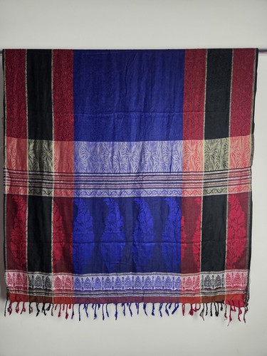 Red and blue large indian - red,