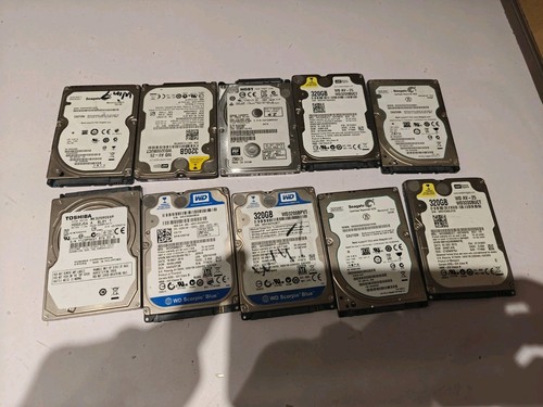 Laptop hdd joblot x10 320 - joblot,