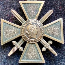 WWI Silver War Cross 1914 -