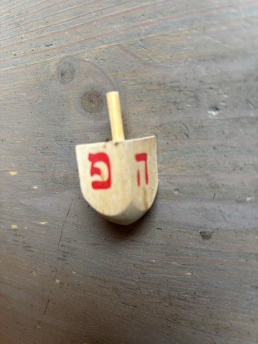 Vintage hanukkah wooden - vintage,