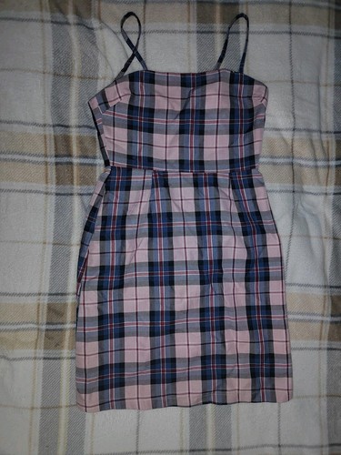 Ladies primark check - check, pinafore