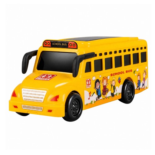 Toy school bus - lights, and