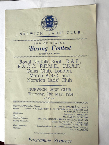 Norwich lads club boxing - norwich,