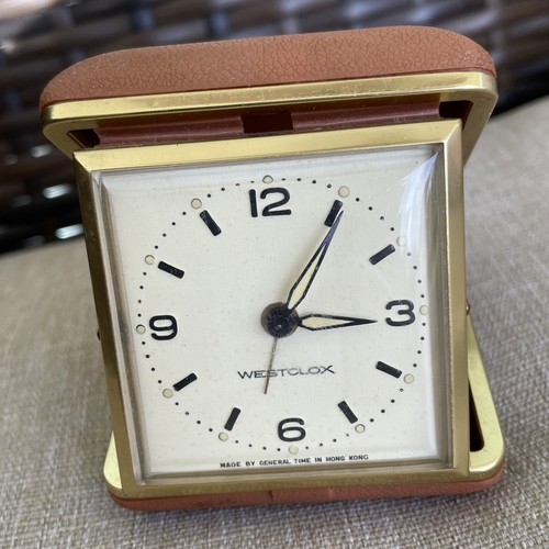 Westclox travel clock vintage - clock,
